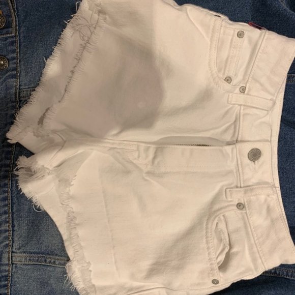 Sunday Best Aritzia White denim shorts - Picture 2 of 5